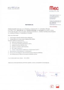 Referencje Vega Valve pompa FUB