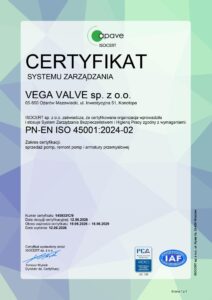 Vega Valve 45, ponowna 2026